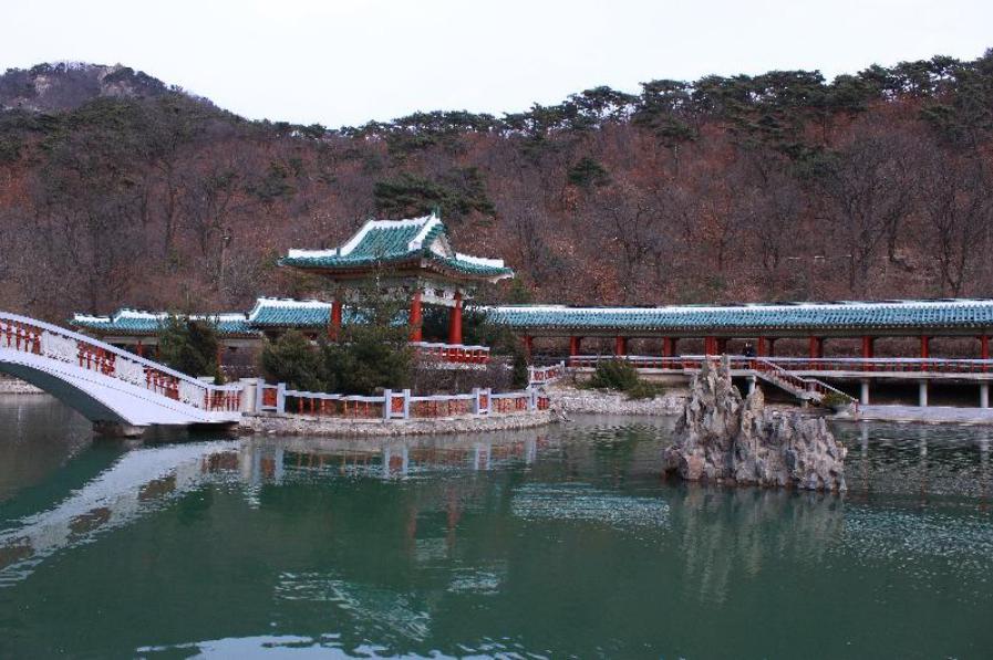 Unjong Lake of Mt Ryongak