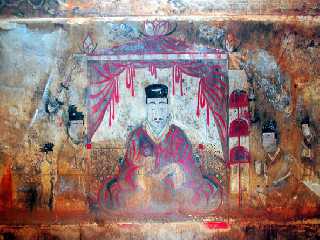 Mural painting in King Ko Kuk Won’s Mausoleum